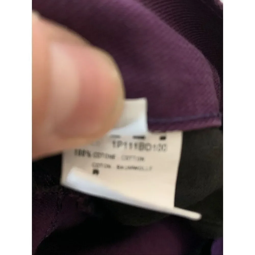 VTG Missoni Sport Wide Leg 100% cotton Made In Italy pants purple size 54